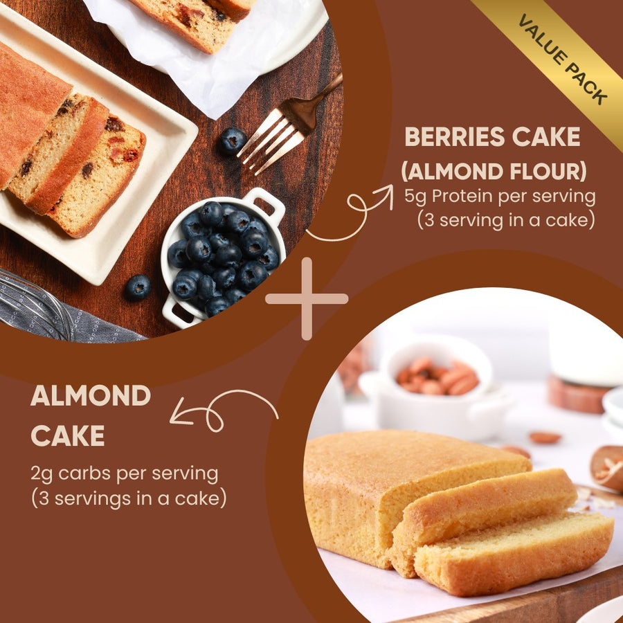 Almond Cakes Combo (contains egg) - Keto, Diabetic Friendly - Artinci#sugar - free##diabetic - friendly##weightloss#