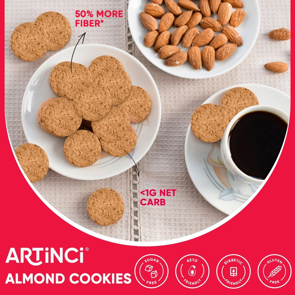 Almond Cookies - Sugar Free, Gluten Free, Keto - Artinci#sugar - free##diabetic - friendly##weightloss#