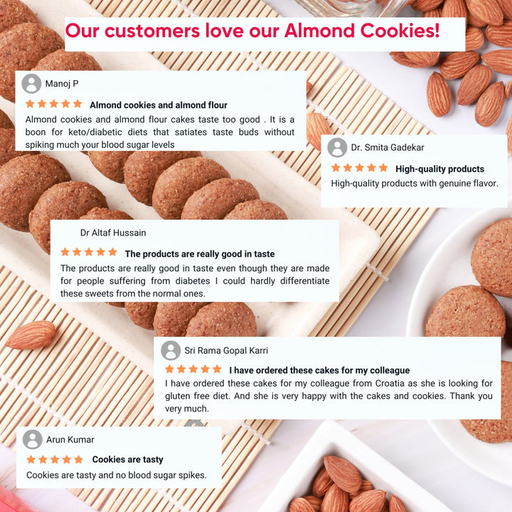 Almond Cookies - Sugar Free, Gluten Free, Keto - Artinci#sugar - free##diabetic - friendly##weightloss#