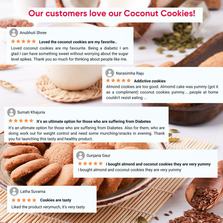 Coconut, Seed & Nut Cookies - Sugar Free, Diabetic Friendly - Artinci#sugar - free##diabetic - friendly##weightloss#