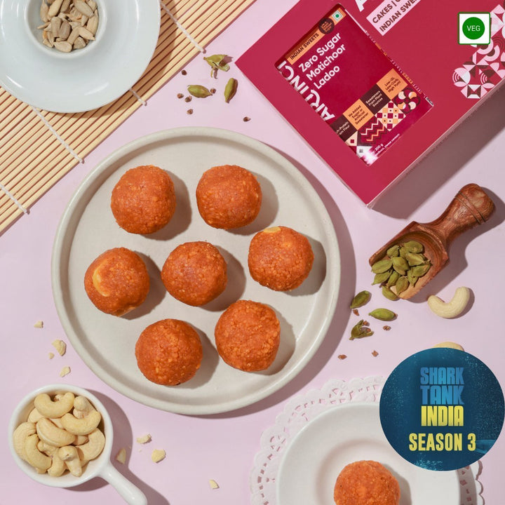 Kaju Katli (200g) & Motichoor Ladoo (200g) Combo - Artinci#sugar - free##diabetic - friendly##weightloss#