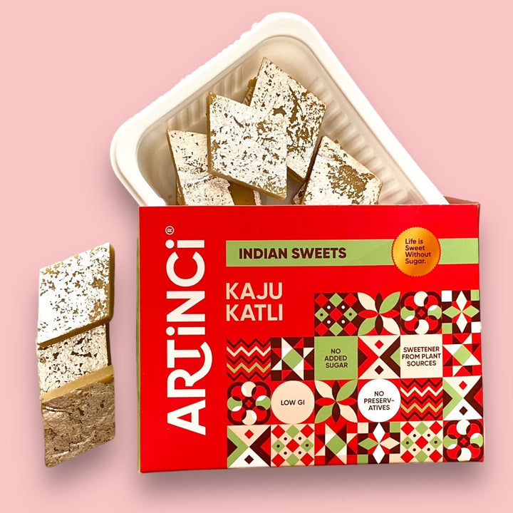 Kaju Katli 200g X Multi-Packs | Diabetic Friendly | Keto Friendly - Artinci#sugar-free##diabetic-friendly##weightloss#