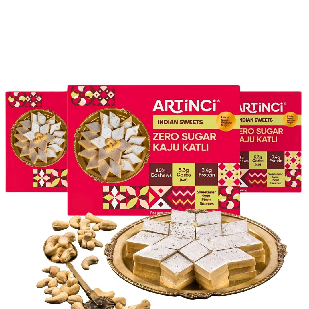 Kaju Katli | Low carb | Keto Friendly | Sugar Free | Diabetic Friendly | Vegan - Artinci#sugar - free##diabetic - friendly##weightloss#