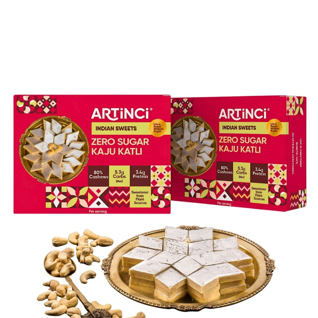 Kaju Katli | Low carb | Keto Friendly | Sugar Free | Diabetic Friendly | Vegan - Artinci#sugar - free##diabetic - friendly##weightloss#