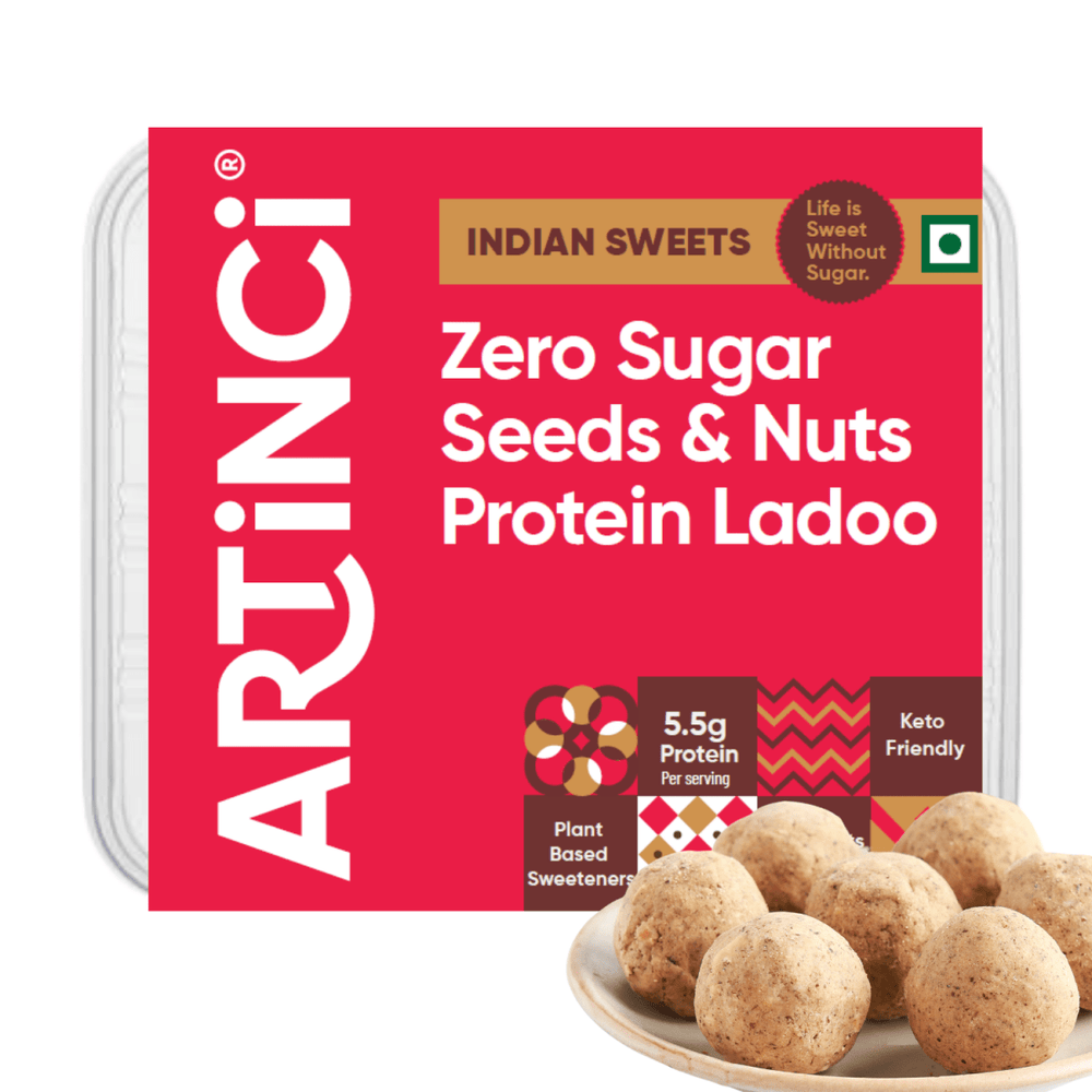 Protein Ladoo (5.5g Protein per ladoo, 28g Protein in a box) - Keto | Sugar Free - Artinci#sugar - free##diabetic - friendly##weightloss#